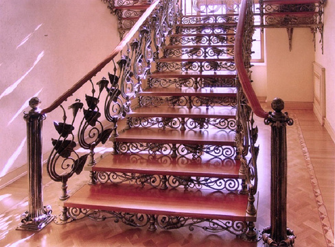 Самые Красивые Кованые Лестницы Фото