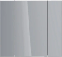 Зеркало-шкаф Lemark Universal 90х80 белый глянец