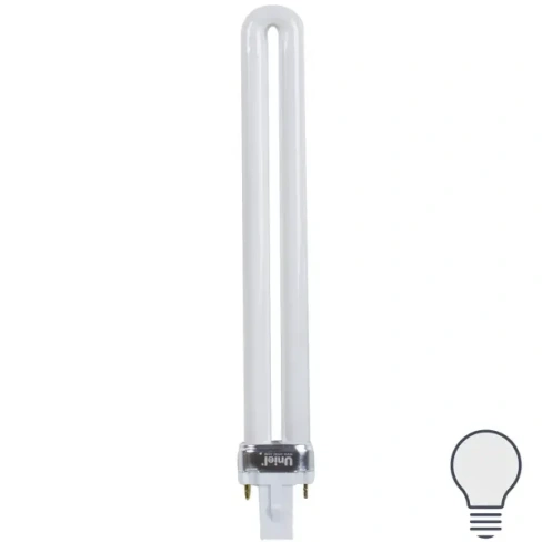 Лампа энергосберегающая Uniel дуга G23 11 Вт свет холодный белый UNIEL ESL-PL-11/4000/G23 Long картон