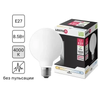 Лампочка светодиодная Lexman шар E27 1055 лм нейтральный белый свет 8.5 Вт LEXMAN LED