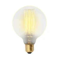 Лампа накаливания Uniel E27 230 В 60 Вт шар 300 лм теплый белый цвет света для диммера UNIEL IL-V-G80-60/GOLDEN/E27 VW01