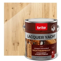 Лак яхтный Lacquer Yacht 2.7 л полуматовый BRITE None