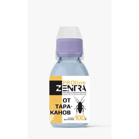 Инсектицид для защиты от тараканов Zentra жидкость 100 мл Без бренда None