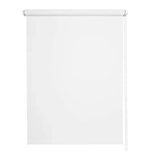 Штора рулонная блэкаут Сантос 50x160 см белая DOMLEGRAND Рулонная штора