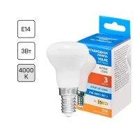 Лампа светодиодная Volpe E14 220-240 В 3 Вт гриб матовая 400 лм нейтральный белый свет VOLPE None