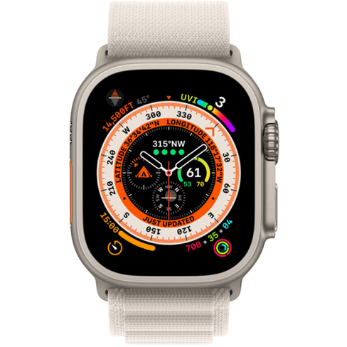Умные часы Apple Watch Ultra, 49 мм, L, Starlight Alpine MQF