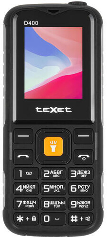 Сотовый телефон teXet TM-D400Black