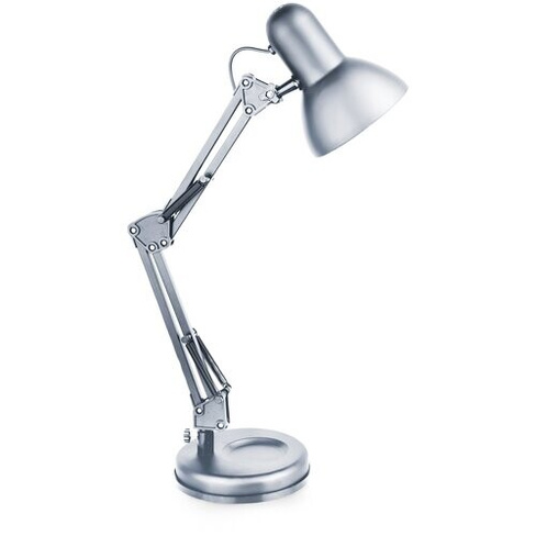 Лампа офисная Camelion Light Solution KD-313 C03, E27, 60 Вт, серебристый