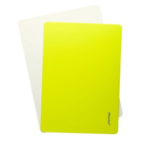 Доска для лепки Silwerhof 957007, Neon, прямоугольная, A4, пластик, желтый 10 шт./кор.