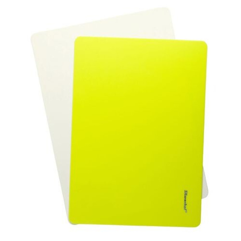 Доска для лепки Silwerhof 957006, Neon, прямоугольная, А5, пластик, желтый 10 шт./кор.