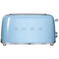 Тостер SMEG TSF02PBEU, голубой пастельный