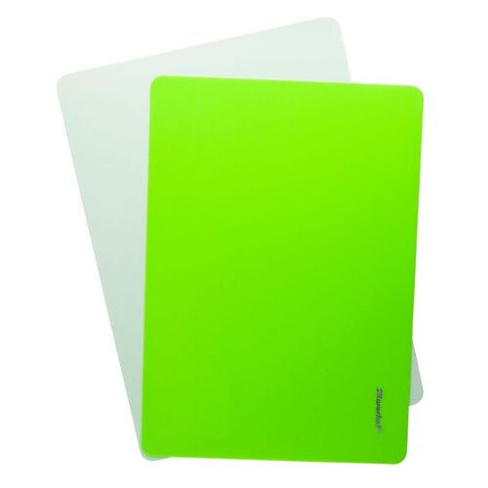 Доска для лепки Silwerhof 957008, Neon, прямоугольная, A5, пластик, зеленый 10 шт./кор.