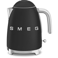 Чайник электрический SMEG KLF03BLMEU, 2400Вт, черный и серебристый