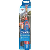 Электрическая зубная щетка Oral-B Disney Cars насадки для щётки: 1шт, цвет:красный и синий [kids toothbrush db 4510 k]