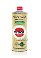 MITASU Масло Моторное Mitasu Moly-Trimer 5W-30 1Л Синтетика