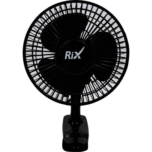 Бытовой настольный вентилятор RIX RDF-1500WB Black