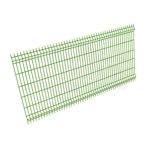 3D забор зеленый (RAL 6005) 2500х2500х2 Medium