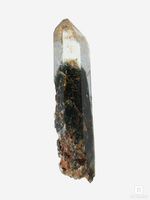 Горный хрусталь, кристалл с хлоритовым фантомом 5,1х1,2х1,1 см