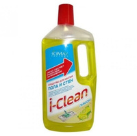 Средство для мытья пола и стен I-CLEAN Лимон Romax, 1 л