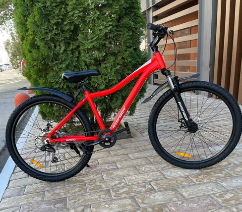 Велосипед Avenger A261D в черно-оранжевом цвете