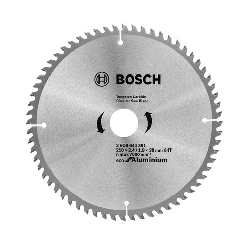 Диск пильный по алюминию Bosch 210*30мм Z64 Eco for Aluminium BOSCH