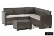 Комплект мебели NEBRASKA CORNER Set (углов. диван, столик), венге венге