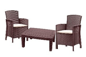 Комплект мебели Rosario Balcony Set цвет коричневый коричневый