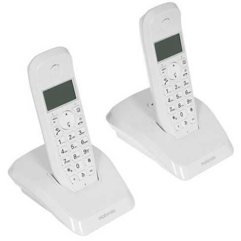 Беспроводной телефон Motorola S1202White