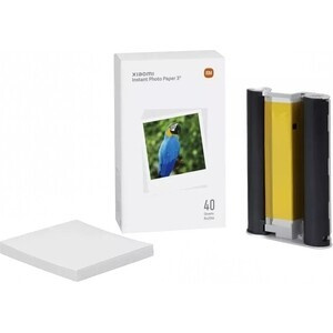 Бумага Xiaomi для фотопринтера Instant Photo Paper 3'' (40 Sheets) SD30 (BHR6756GL) для фотопринтера Instant Photo Paper
