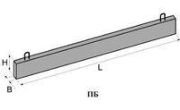 Перемычка железобетонная 8 ПБ 16-1 1550х120х90 мм 0,042 кг