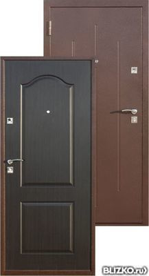 Дверь входная металлическая металлическая СтройГост 5 Венге