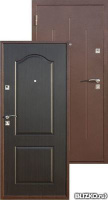 Дверь входная металлическая металлическая СтройГост 5 Венге