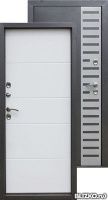 Дверь входная металлическая Isoterma 10 см Беленый дуб