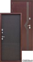 Дверь входная стальная ISOTERMA 10 см Медный антик / Венге