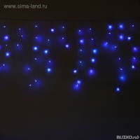 Гирлянда "Бахрома" Ш:1,2 м, В:0,6 м. “Игла”, Н.С. LED-60-220V, контроллер 8