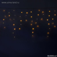 Гирлянда "Бахрома" Ш:1,2 м, В:0,6 м. “Игла”, Н.С. LED-60-220V, контроллер 8