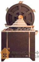Печь EOS Goliath 36,0 кВт (антрацит, колесо для мельницы, арт. 946226)