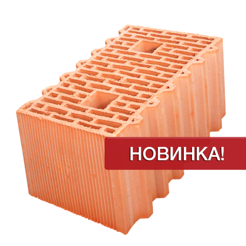 Блок крупноформатный керамический Porotherm 44 GL