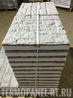 Фасадные термопанели Канадская кладка 50x50 с утеплителем 5 см
