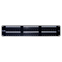 Патч-панель 48 портов Lanmaster TWT-PP48UTP, UTP кат.5E, 2U