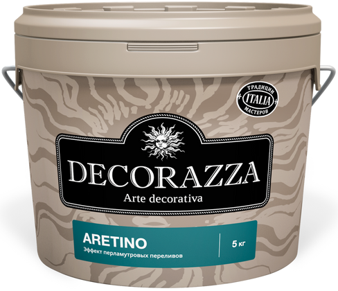 Декоративное покрытие Decorazza Aretino DAR color, 5 л AR 10-04