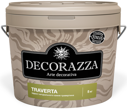 Фактурное покрытие Decorazza Traverta ТT color, 7 кг ТR 10-19