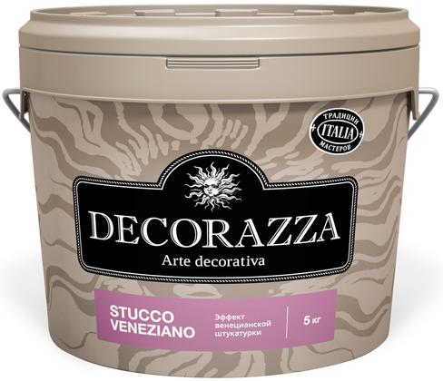 Венецианская штукатурка Decorazza Stucco Veneziano color, 15 кг SV 10-51