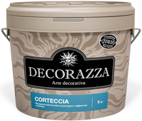 Фактурное покрытие Decorazza Corteccia CM 001 фр. 0, 5-1, 2 мм, короед, 15 кг