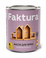Фактура тунговое террасное масло с натуральным воском 0.7, бесцветный Ярославские краски