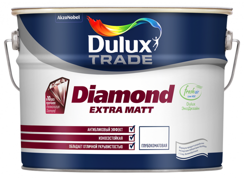 Дулюкс Даймонд Экстра Мат глубоко матовая краска износостойкая для стен и 0 Dulux