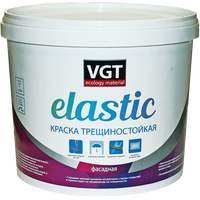 VGT Трещиностойкая водостойкая эластичная универсальная краска 15, белый ВГТ
