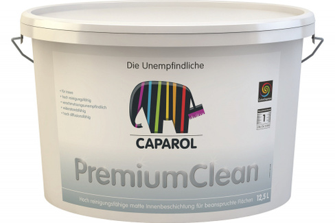 Капарол Премиум износостойкая краска для стен повышенной прочности 12.5, бе Caparol