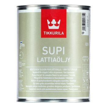 Супи Латиаолью масло для пола в бане и влажных помещениях 0.9, бесцветный Tikkurila