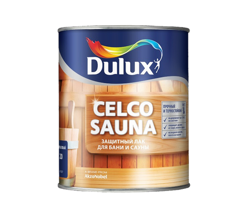 Дулюкс Селко Сауна лак для сауны и камня 1, бесцветный Dulux